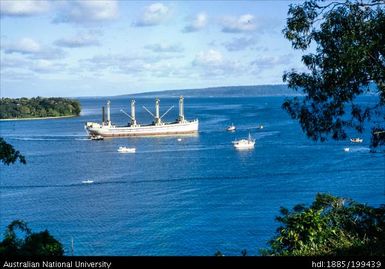 Copra storage ship, Moomba