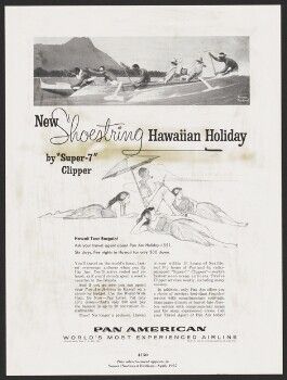 New Shoestring Hawaiian Holiday by "Super 7" Clipper