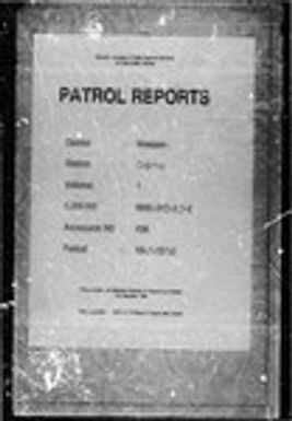 Patrol Reports. Western District, Gaima, 1945 - 1950