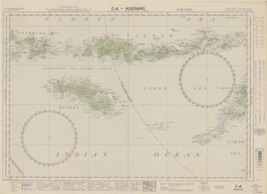 Australian aeronautical map: Koepang (Sheet C4)