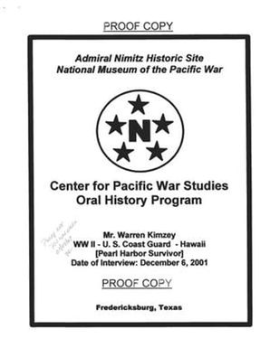 Oral History Interview with Warren Kimzey, December 6, 2001