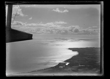 Coastline view of Fijian island