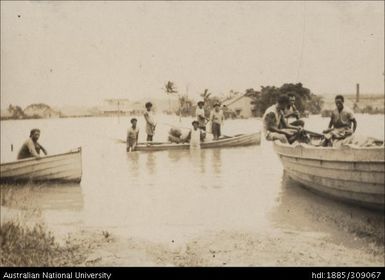 Ration being delivered to Lakena and Manoca