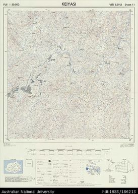 Fiji, Viti Levu, Keiyasi, Series: X754, Sheet 11, 1960, 1:50 000