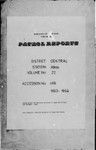 Patrol Reports. Central District, Abau, 1963-1964