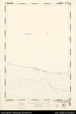 Papua New Guinea, Suain NW, Survey Index 3, 1:50 000, 1974