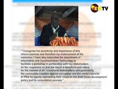 DRAFT MEDIA POLICY EXTENSION