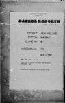 Patrol Reports. New Ireland District, Kavieng, 1956 - 1957