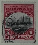 Stamp: Rarotonga One Penny