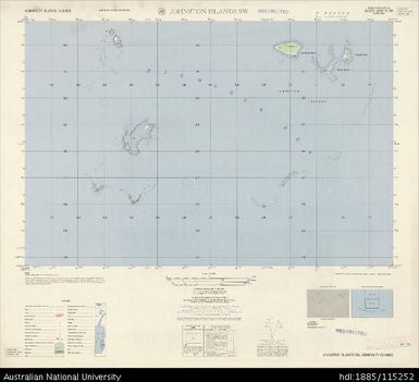 Papua New Guinea, Admiralty Islands, Johnston Islands SW, Series: AMS T893, Sheet 3649 IV SW, 1:25 000, 1957