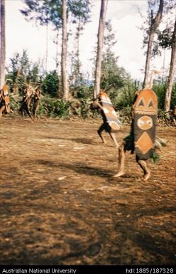 Warfare: People carrying shields