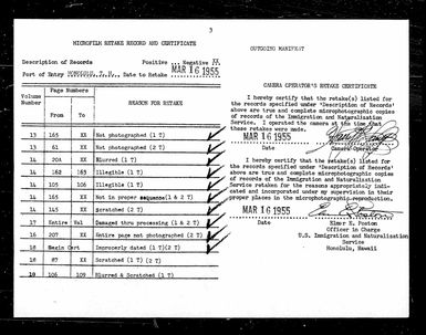 Volume 18: Immigration Service Forms, October 23, 1907-June 27, 1908