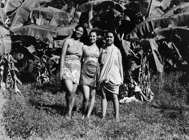 [Three Pacific Island women portrait]