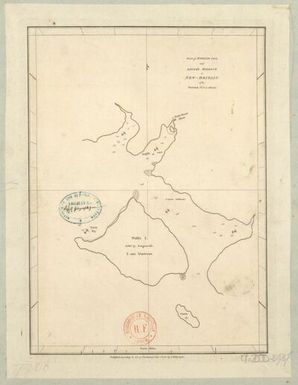 Plan of english Cove and Gower's harbour in New-Britain, 1767 / W. Harrison fc.