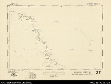 Papua New Guinea, Aropa NE, Survey Index 27, 1:50 000, 1971