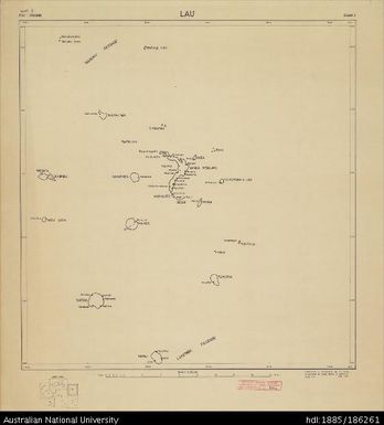 Fiji, Northern Lau Group, Series: X522, Sheet 3, Provisional Sketch, 1969, 1:250 000