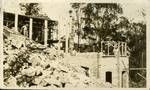 Unidentified men at work on construction site of apartment building, Brisbane, 1936