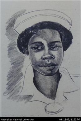 a trained nurse [A. Veali] - Government Hospital - Port Moresby