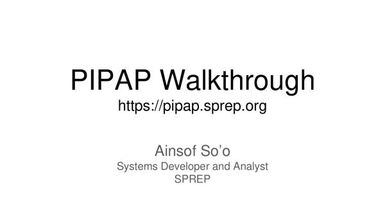 PIPAP Walkthrough