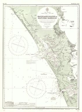 [New Zealand hydrographic charts]: New Zealand. North Island - West Coast. Maunganui Bluff to Manukau Harbour. (Sheet 43)