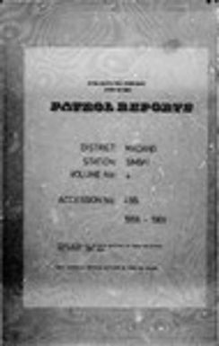 Patrol Reports. Madang District, Simbai, 1968 - 1969