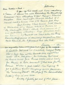 Letter from Mary W. Lauman to Frances and George Lauman