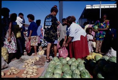 Produce market, Honiara
