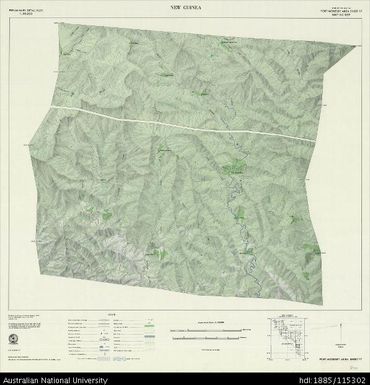 Papua New Guinea, Port Moresby, Preliminary Detail Plot, Series: NMP/62/029, Sheet 17, 1963, 1:50 000