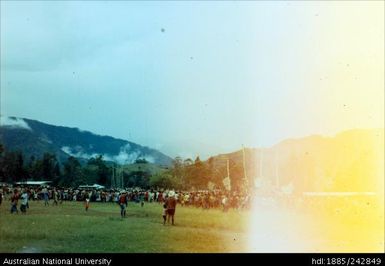 Gathered crowd