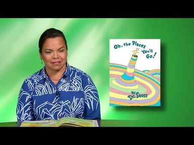 Noelani Kalipi Reads Dr. Seuss' "Oh, the Places You’ll Go" | GET CAUGHT READING