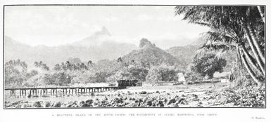 A Beautiful Island of the South Pacific: The Waterfront At Avatiu, Rarotonga, Cook Group