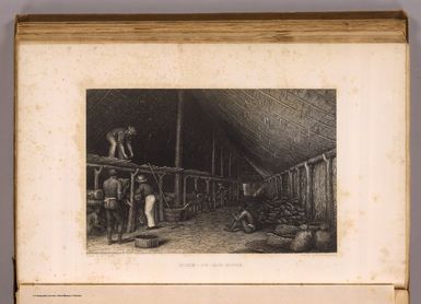 Biche-de-mar house. Drawn by A.T. Agate. Engd. by J.F.E. Prudhomme. (Philadelphia: Lea & Blanchard. 1845)