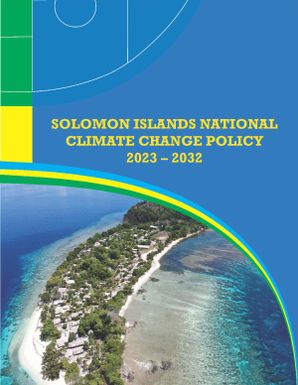 Solomon Islands National Climate Change Policy 2023-2032