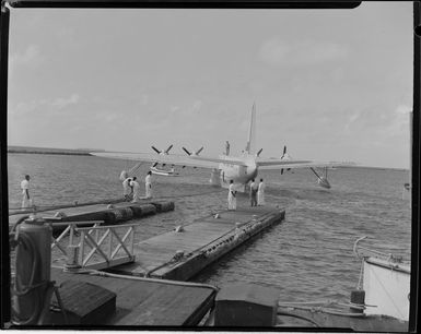 Tasman Empire Airways Ltd, Solent IV flying boat, RMA Awatere, Suva, Fiji