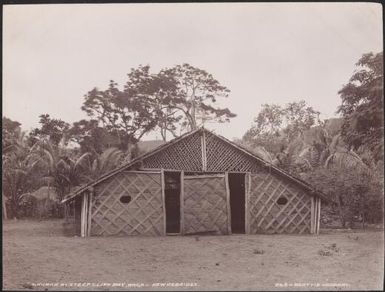 The church at Steep Cliff Bay, Raga, New Hebrides, 1906 / J.W. Beattie
