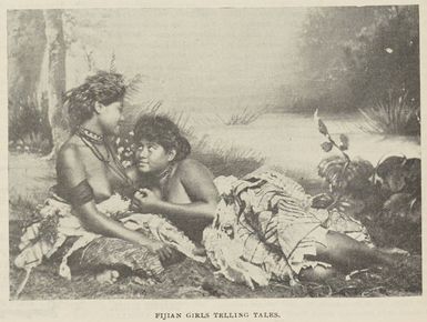 Fijian girls telling tales