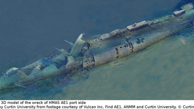 3D model of WWI submarine wreck yields clues