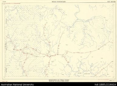 Papua New Guinea, Fly River, Road Inventory Series, Sheet 7, 1:250 000, 1967