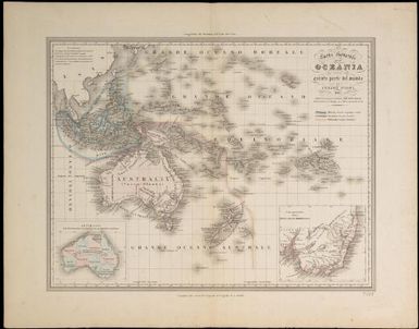 Carta generale dell' Oceania ossia quinta parte del mondo / da Cesare Maggi