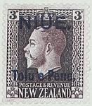 Stamp: New Zealand - Niue Three Pence