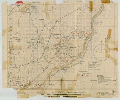 Island of Guam: Santa Rosa - Special Air and Gunnery Target Map