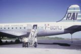 French Polynesia, Reseau Aerien Interinsulaire airplane at Papeete airport