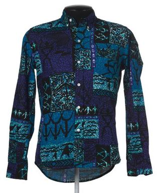 Woven 'Kapa' Aloha shirt