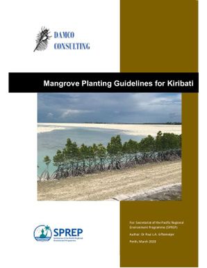 Mangrove Planting guidelines for Kiribati.