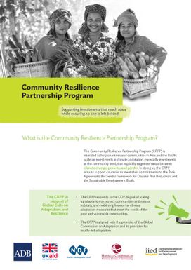 Community Resilienc Partnership Programme
