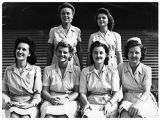 [Six nurses of the 176th station hospital in Saipan, circa 1945]