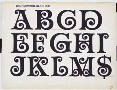 Churchward Maori 1983 Hand Drawn Board