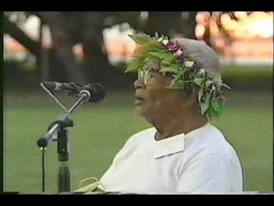 Chant of Lainjin "Ikid eo an Lainjin", Marshall Islands