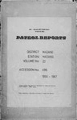 Patrol Reports. Madang District, Madang, 1966 - 1967