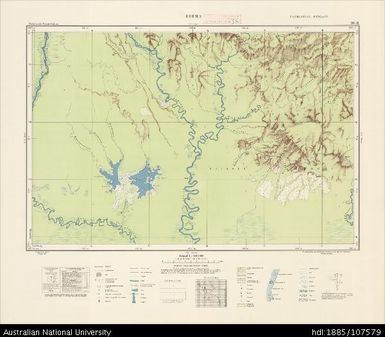 Indonesia, Western New Guinea, Berma, Series: Nederlands-Nieuw-Guinea, Sheet 10-H, 1958, 1:100 000